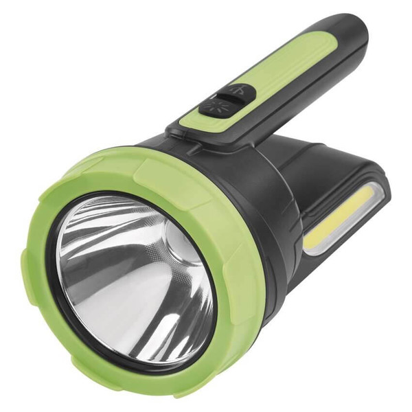 Emos LED Akku-Taschenlampe 210lm Schwarz-grün 20x10cm P2314