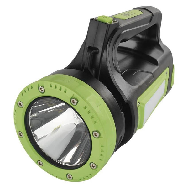 Emos LED Akku-Taschenlampe 850lm Schwarz-grün Aluminium 21x11cm P2316