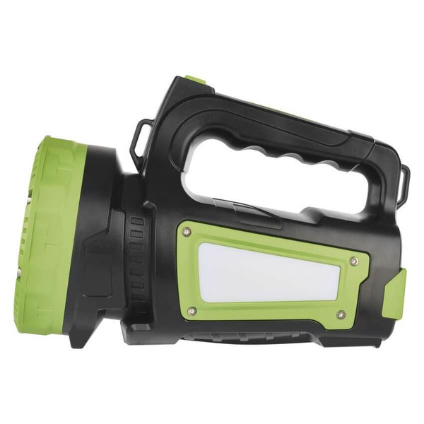 Emos LED Akku-Taschenlampe 850lm Schwarz-grün Aluminium 21x11cm P2316