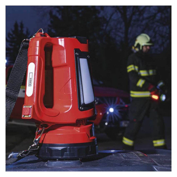 Emos LED Akku-Taschenlampe 1000lm Rot-schwarz Aluminium 20,5x10cm P2317