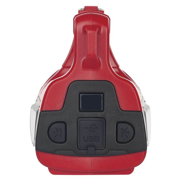 Emos LED Akku-Taschenlampe 1000lm Rot-schwarz Aluminium 20,5x10cm P2317