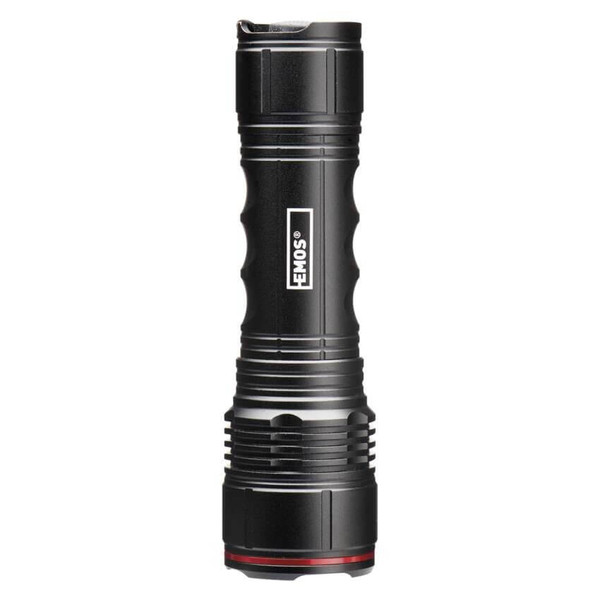 Emos LED Taschenlampe 330lm Schwarz Aluminium P3114