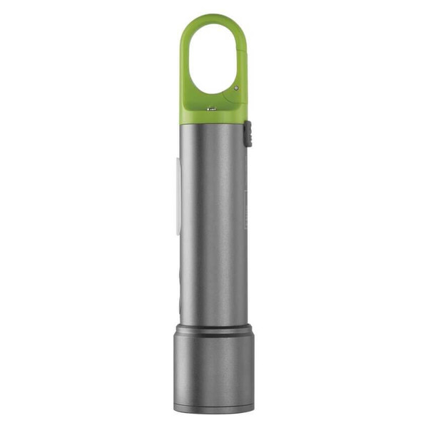 Emos LED Akku-Taschenlampe 600lm Grau-grün Aluminium P3118