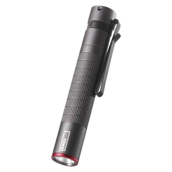 Emos LED Taschenlampe 100lm Grau Aluminium P3150