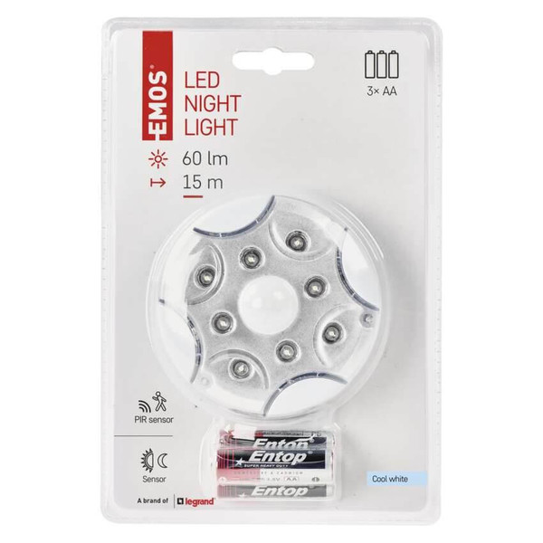 Emos LED Nachtlicht 60lm Bewegungsmelder P3310K