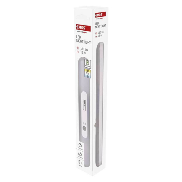 Emos LED Schrankleuchte 150lm warmweiss Bewegungsmelder Akku P3328