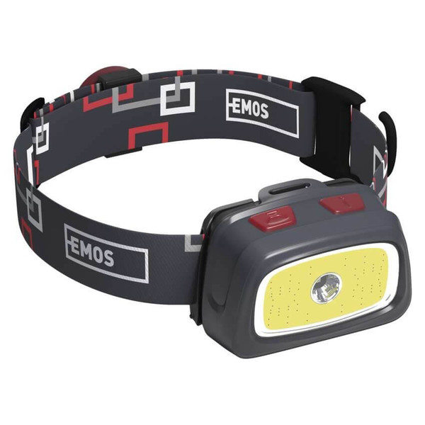 Emos LED Stirnlampe 330lm Grau P3531