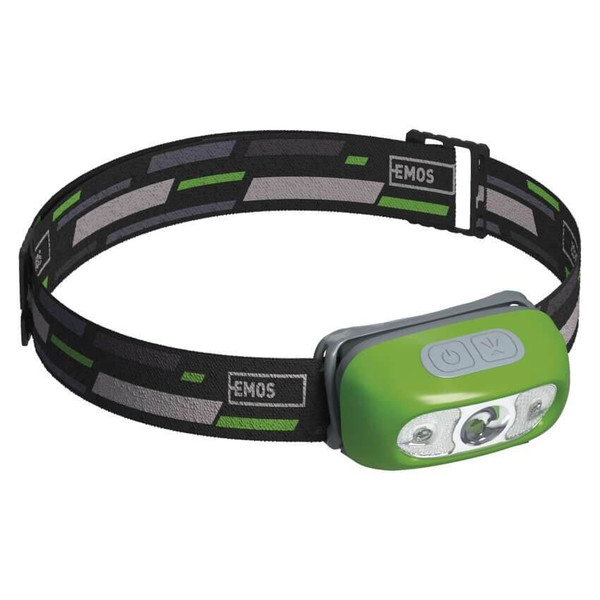 Emos LED Stirnlampe 230lm Akku Grün P3534