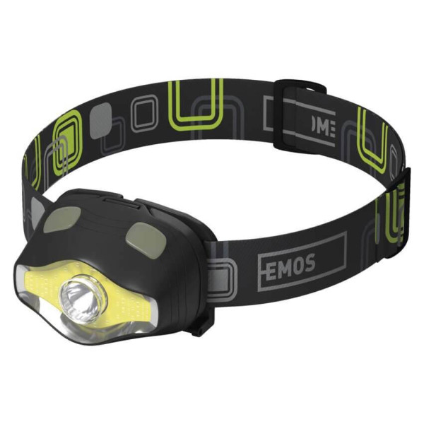 Emos LED Stirnlampe 220lm Schwarz P3536