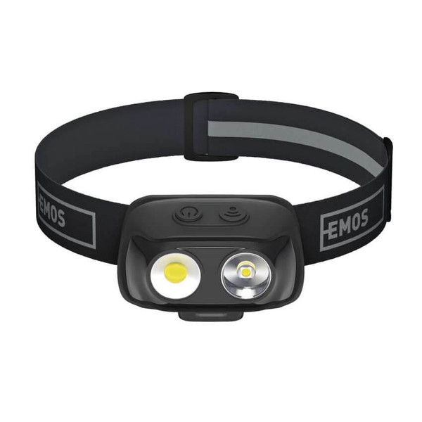 Emos LED Stirnlampe 500lm Akku Schwarz P3542