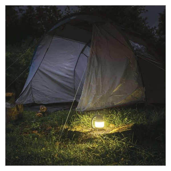 Emos LED Campinglaterne 215lm Schwarz-gelb P4008