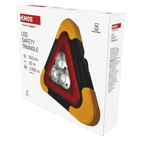 Emos LED Arbeitsleuchte 350lm Akku Schwarz-gelb P4010