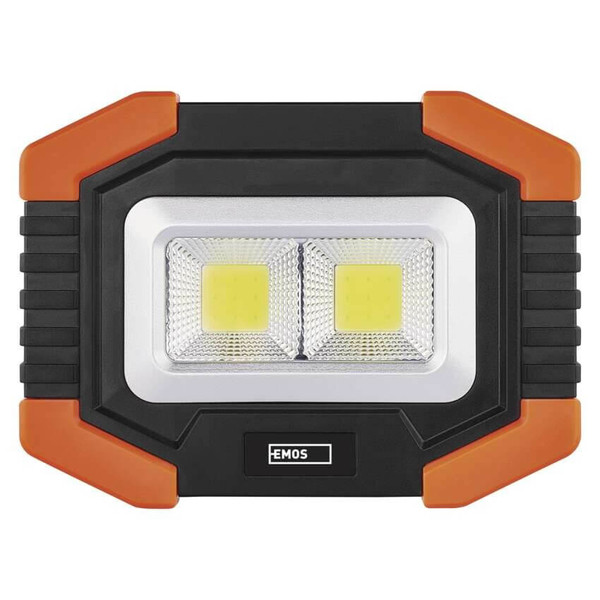 Emos LED Arbeitsleuchte 350lm Schwarz-orange 13,5x10cm P4112