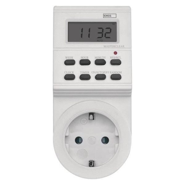 Emos Zeitschaltuhr digital TS-ED1 8 Programme P5521N
