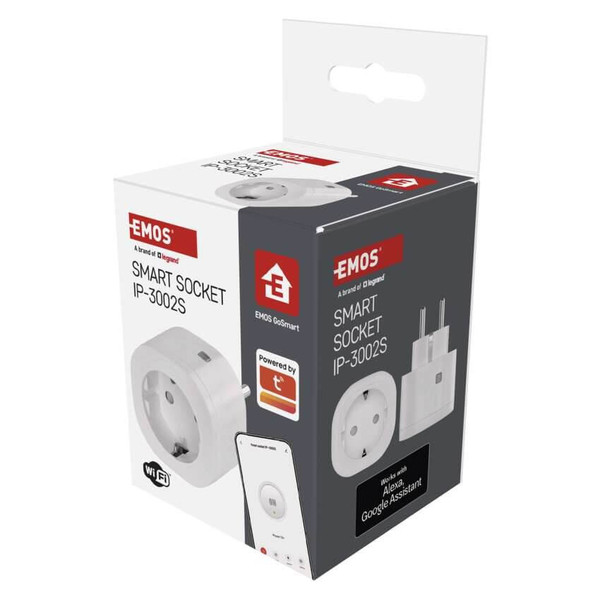 Emos GoSmart WLAN-Steckdose GoSmart WiFi IP-3002S 30 Programme P5531