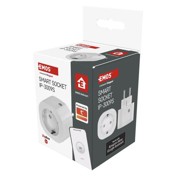 Emos GoSmart Zigbee-Steckdose GoSmart Zigbee IP-3009S 30 Programme P5533