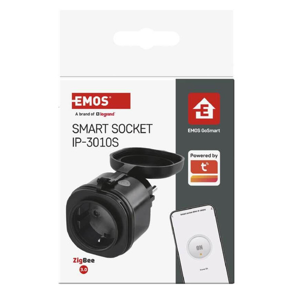 Emos GoSmart Zigbee-Steckdose GoSmart Zigbee IP44 IP-3010S P5534