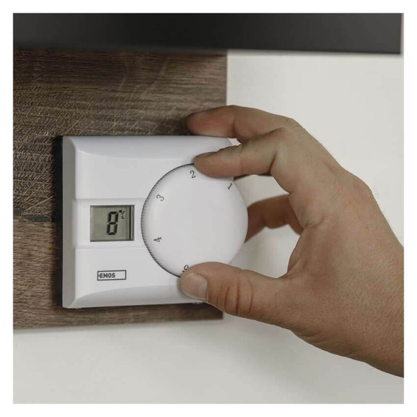 Emos Raumthermostat manuell verkabelt 5-30°C 0,4°C Hysterese P5603R