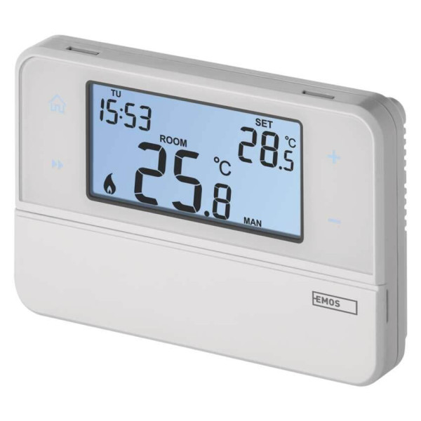 Emos Raumthermostat OpenTherm verkabelt mit Hintergrundbeleuchtung P5606OT