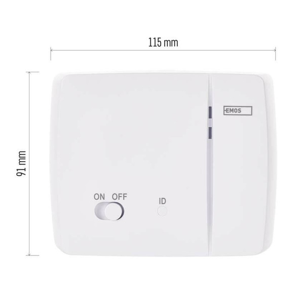 Emos Raumthermostat Empfänger für OpenTherm 100m Weiß P5611OTR
