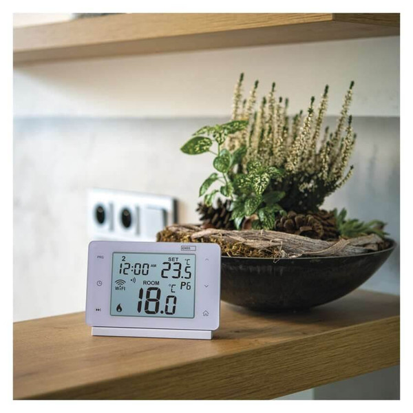 Emos Raumthermostat GoSmart WiFi programmierbar kabellos 5-35°C P56211