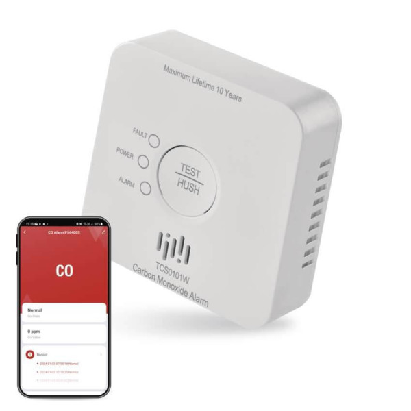 Emos CO-Melder GoSmart TCS0101W WiFi IP30 Alarmspeicher P56400S