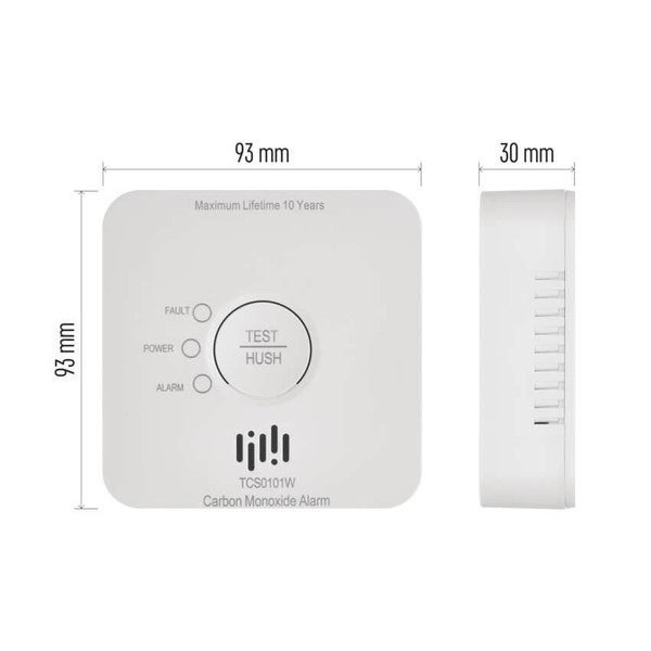 Emos CO-Melder GoSmart TCS0101W WiFi IP30 Alarmspeicher P56400S