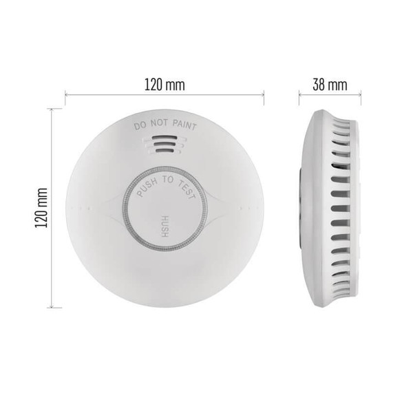 Emos Rauchmelder GoSmart TS380C-HW WiFi 2x AA P56500S