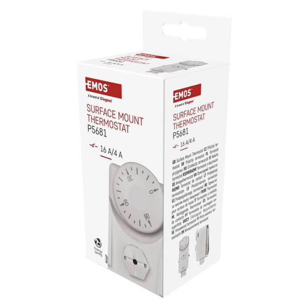 Emos Anlegethermostat Anlege-Thermostat manuell 0-90°C P5681