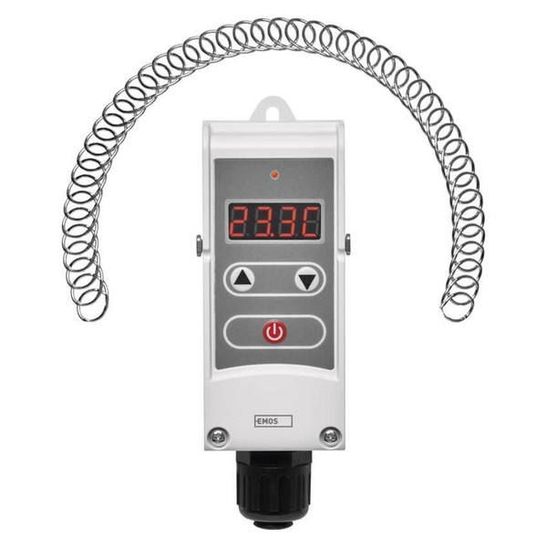 Emos Anlegethermostat Anlege-Thermostat manuell 5-80°C 0,1°C P5683