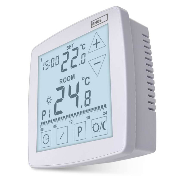 Emos Raumthermostat OpenTherm programmierbar verkabelt Fußbodenheizung P56A01