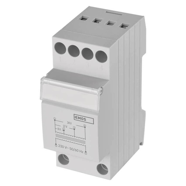 Emos Klingeltransformator 8/12/24V 0,3A für Türklingeln P57000TR