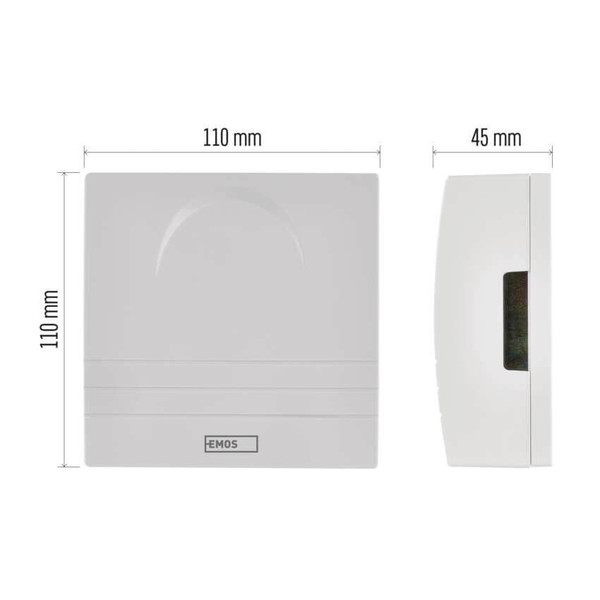 Emos Türklingel verkabelt 230V AC 85dB P57001