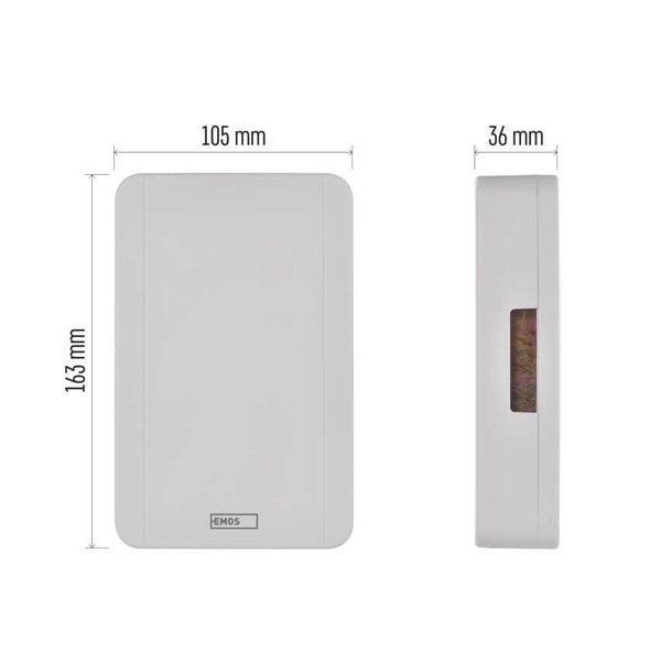 Emos Türklingel verkabelt 230V AC 85dB P57002