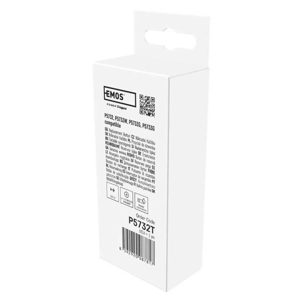 Emos Klingeltaster kompatibel mit P5732 P5733 IP44 100m P5732T