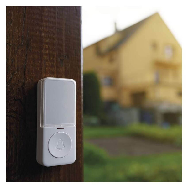 Emos Funkklingel netzbetrieben 150m 5 Stufen Weiß P5734