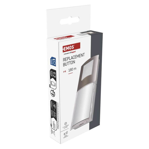 Emos Klingeltaster kompatibel mit P5760 P5763 IP44 120m P5760T