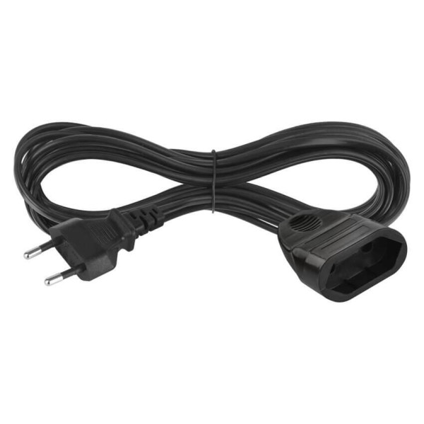 Emos Verlängerungskabel Typ E 5m 2,5A Schwarz PC01305