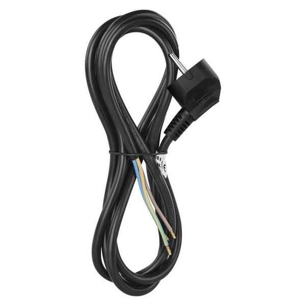 Emos Anschlussleitung PVC 3x1,0mm² 2m Schwarz S18312