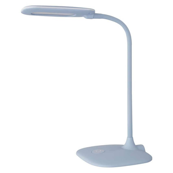 Emos LED Schreibtischleuchte 6,5W neutralweiss 4000K Blau 16x55cm Z7602BL