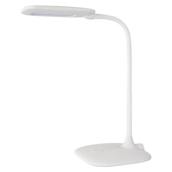 Emos LED Schreibtischleuchte 6,5W neutralweiss 4000K Weiß 16x55cm Z7602W
