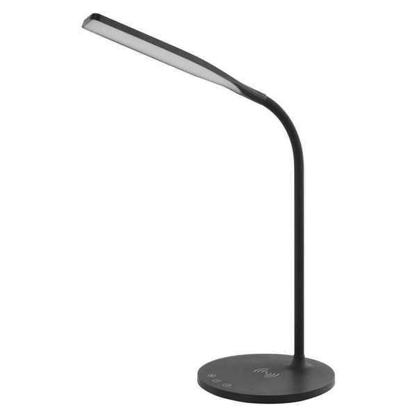 Emos LED Schreibtischleuchte 5,5W CCT warm-/neutral-/tageslichtweiss 3000K/4000K/5700K Schwarz 30cm Z7637B