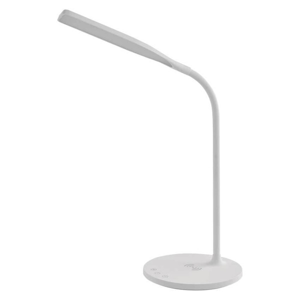 Emos LED Schreibtischleuchte 5,5W CCT warm-/neutral-/tageslichtweiss 3000K/4000K/5700K Weiß 30cm Z7637W