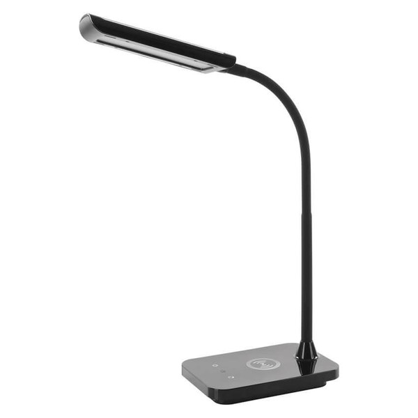 Emos LED Schreibtischleuchte 5,5W CCT warm-/neutralweiss 2700K/4500K Schwarz 35cm Z7639