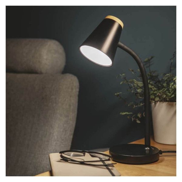 Emos LED Schreibtischleuchte 4,5W neutralweiss 4000K Schwarz 13x13cm Z7641B