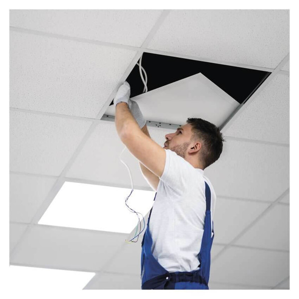 Emos LED Panel Proxo 33W neutralweiss 4000K Weiß Aluminium 59,5x59,5cm ZB1124