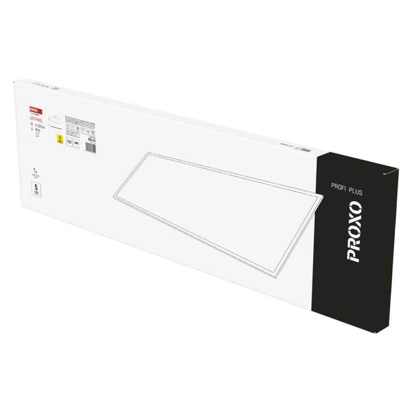 Emos LED Panel Proxo 33W neutralweiss 4000K Weiß Aluminium 29,5x119,5cm ZB3124