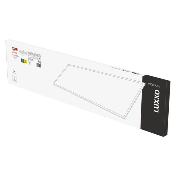 Emos LED Panel Luxxo 22W neutralweiss 4000K Weiß Stahl 29,5x119,5cm ZB4110