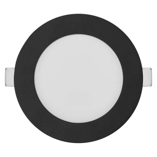 Emos LED Einbaustrahler Nexxo 7W CCT warm-/neutralweiss 3000K/3500K/4000K Schwarz Aluminium Ø12cm ZD1323