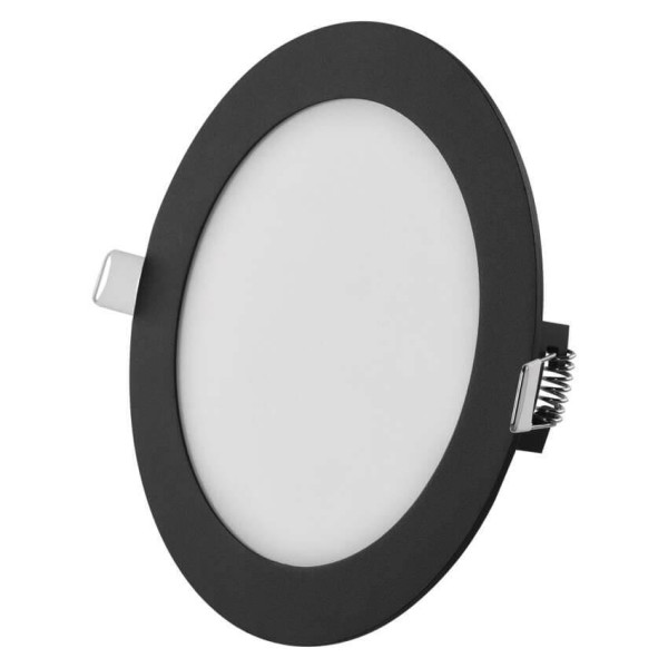 Emos LED Einbaustrahler Nexxo 12,5W CCT warm-/neutralweiss 3000K/3500K/4000K Schwarz Aluminium Ø17cm ZD1333